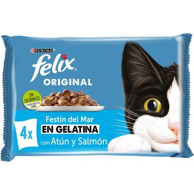 Felix Seleccion Pescados Sobres en gelatina para gatos - Multipack